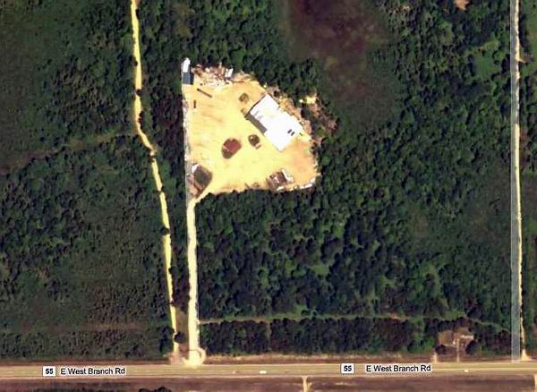 Northwoods Drive-In Theatre - Aerial (newer photo)